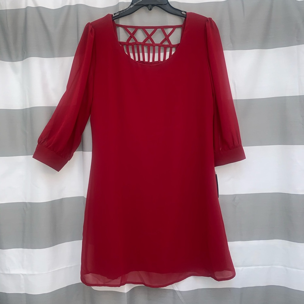 Maroon/Dark Red Dress